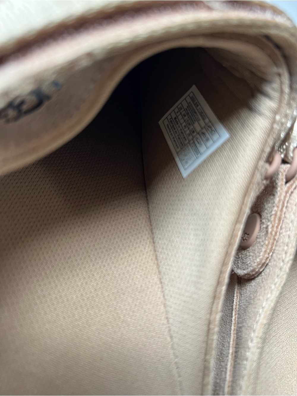 UGG Men's Beige/Tan Suede Slide Sandals with Adjustable Webbing Strap - Picture 3 of 8